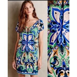 Girls From Savoy 8 Sweetheart Halter Midi‎ Dress Olive Green Anthropologie